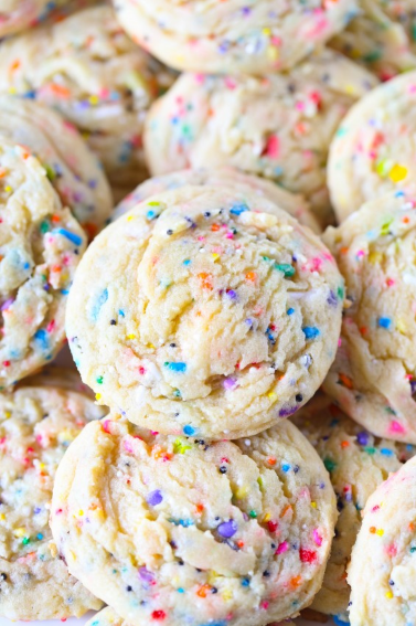 SUPER SOFT SPRINKLE PUDDING COOKIES