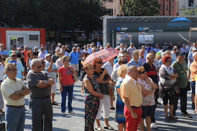 protesta de pensionistas en Barakaldo