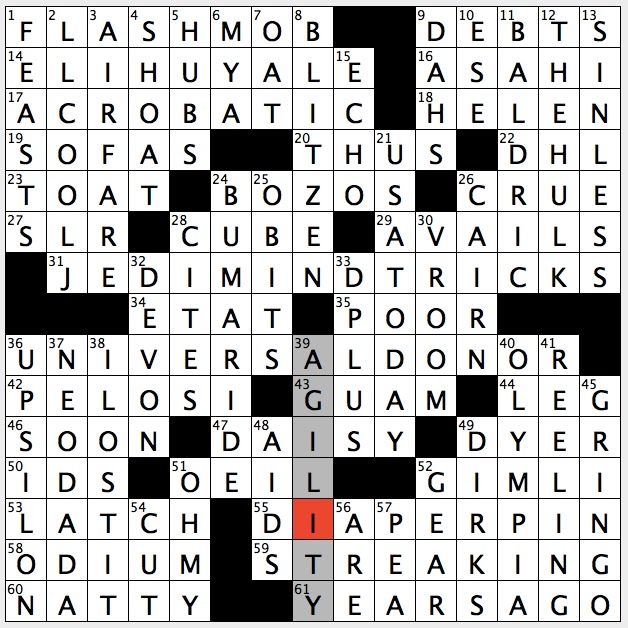Rex Parker Does The Nyt Crossword Puzzle Dwarf Warrior In