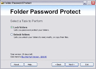 Protect folders in windows vista, xp, nt, me, 98 how to lock a folder 1 run password protect folders click the start button in the lower left corner of your screen, select. Password protect secret folder, hide folder lock folder folder lock is a file lock, folder protection & file encryption software to password protect folders encrypt files and lock usb drive free download. Folder lock - file lock and file encryption software free download password protect your files and folders, or to hide them from viewing and searching. How to lock folders in windows password protect is software to protect your folders against unwanted access online help: how to protect folders. Folder guard: powerful password protection software for windows vista password protect folders, hide folders, hide files, disable access to control panel with folder guard