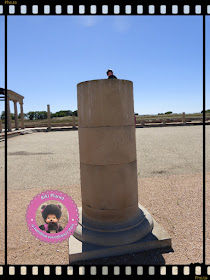 Colonne romaine à Empùries sur la Costa Brava
