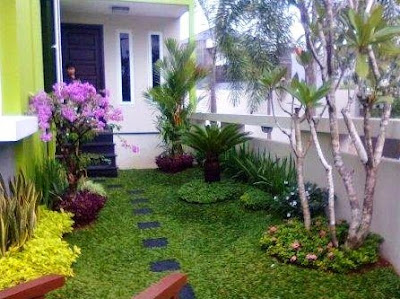 taman minimalis idaman depan rumah type 36