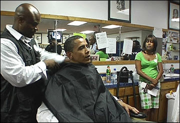 Barack Obama Barbershop