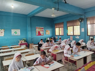 Kondisi Kelas 4C Hari Ini, Selasa 20 Februari 20224