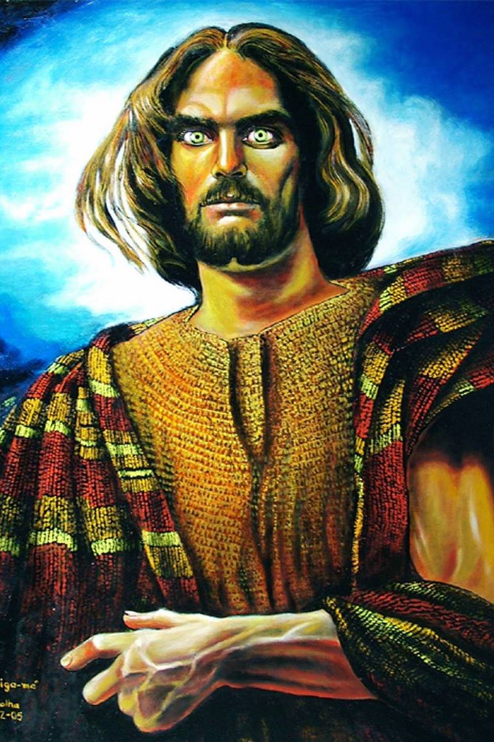 pintura arte paraibana retrato cristo