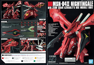 MANUAL BOOK HG 1/144 MSN-04II Nightingale, Bandai