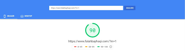 score pagespeed seluler
