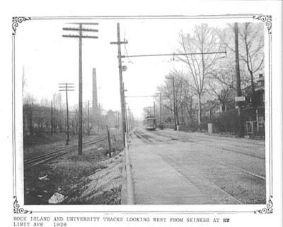 Rock Island and University tracks