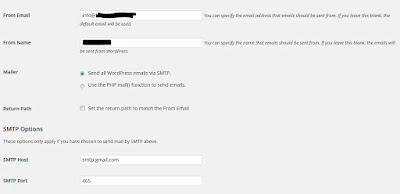 Wordpress SMTP Eklentisi Ayarları