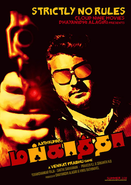 First Look : Ajith's MANKATHA Official Poster movie photos