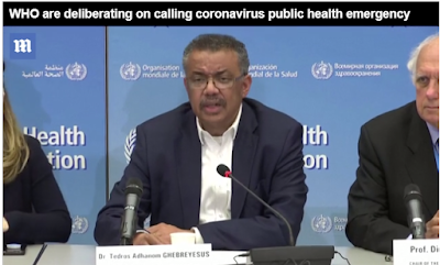 Representantes da Organização Mundial da Saúde (OMS) se reuniram na quarta-feira para discutir exatamente isso - se declarar o novo coronavírus uma emergência de saúde pública de interesse internacional