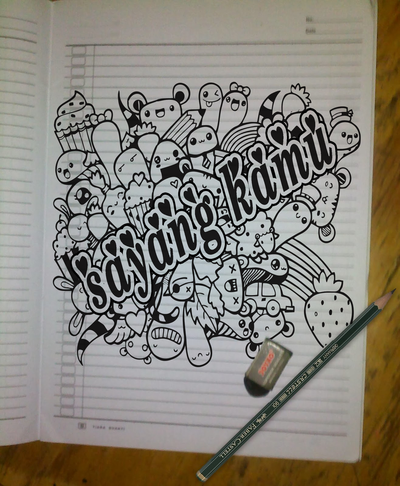 Gambar Doodle Kangen Medsos Kini