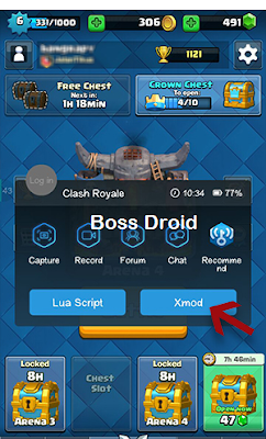 Cara Menggunakan XMODGames di Clash Royale Android