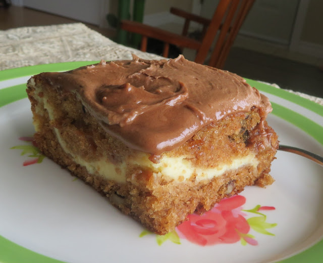 Spice Cake with a Spicy Mocha Frosting