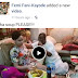FFK Shares Video Of His Wife, Precious, Feeding Him Oha Soup At Their Home (Watch Video)