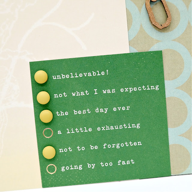 How to Embellish Stickers on a Scrapbook Layout