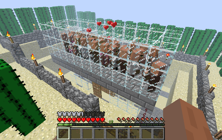 Minecraftプレイ日記 村人取引所 村人の無限増殖 の作成方法 Minecraftプレイ日記 村人取引所 村人の無限増殖 の作成方法
