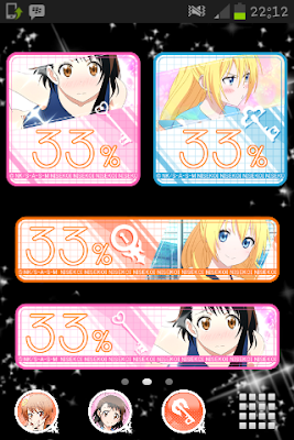 Battery Widget Nisekoi Chitoge Dan Kosaki Untuk Android