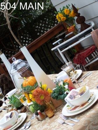 Fall Tablescape by Holly Lefevre of 504 Main