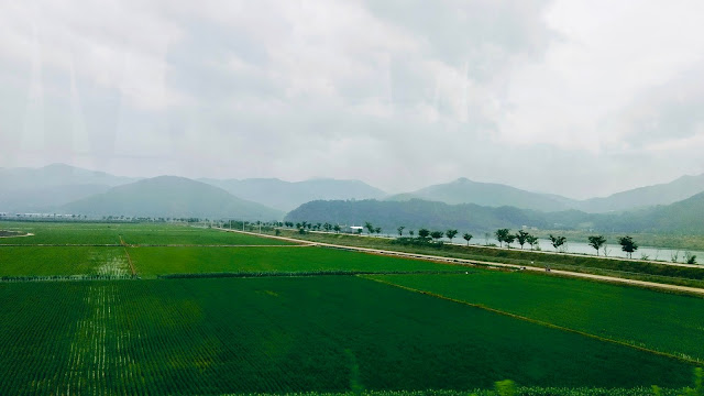 corée du sud landscape countryside mountains asia 대한미국 구미시 