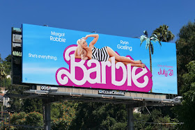 Barbie movie billboard