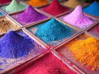 Les pigments pour colorer la chaux