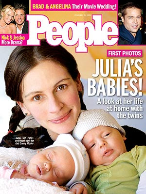 Julia Roberts Twins Names