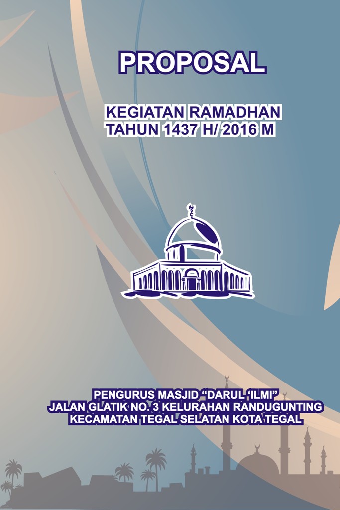 Download Contoh Desain Sampul Proposal Kegiatan Ramdhan Masjid CDR