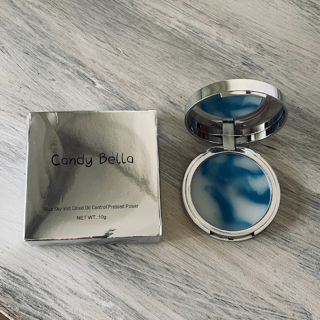candy bella blue sky and cloud oil control pressed powder