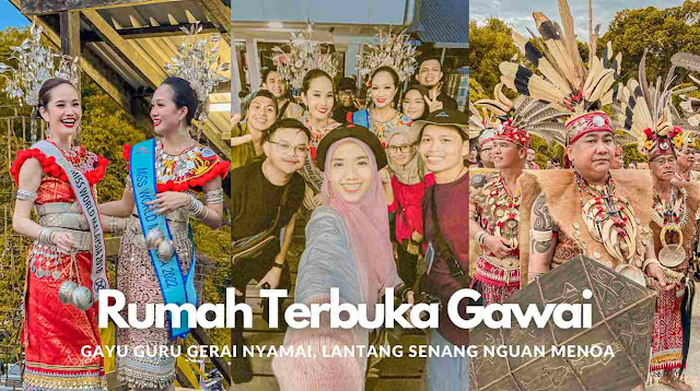 open house gawai sarawak