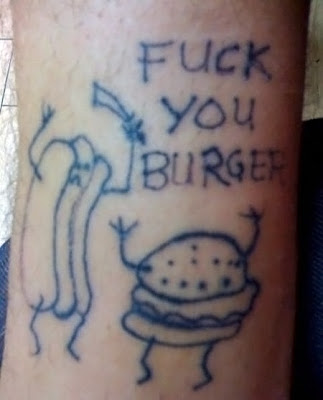 Cool Hot Dog Tattoos Seen On www.coolpicturegallery.us