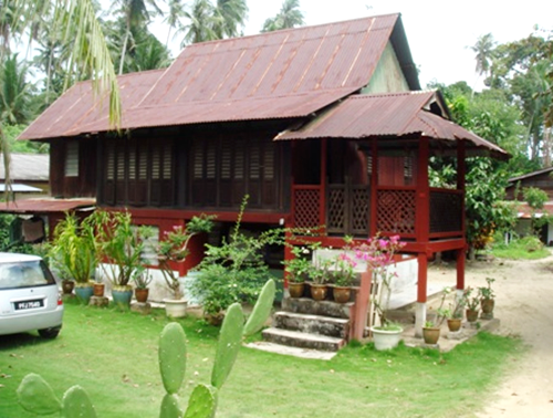  Gambar Rumah Kampung Sederhana Di Pedesaan