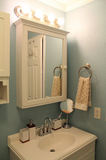 Master Bathroom Make Over! From Brown to Bright.