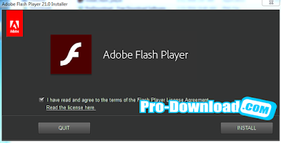 Adobe Flash Player 21.0.0.182 Offline Installer