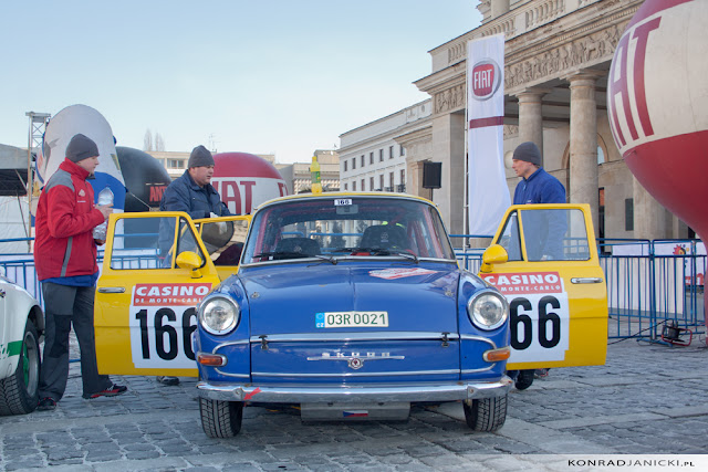 Warszawski start do Monte Carlo Historique 2012 skoda