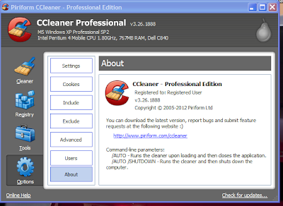 CCleaner v3.26.1888 Screenshots