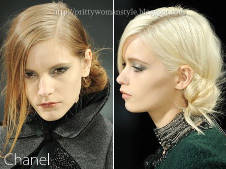 асиметрично Updo - Chanel