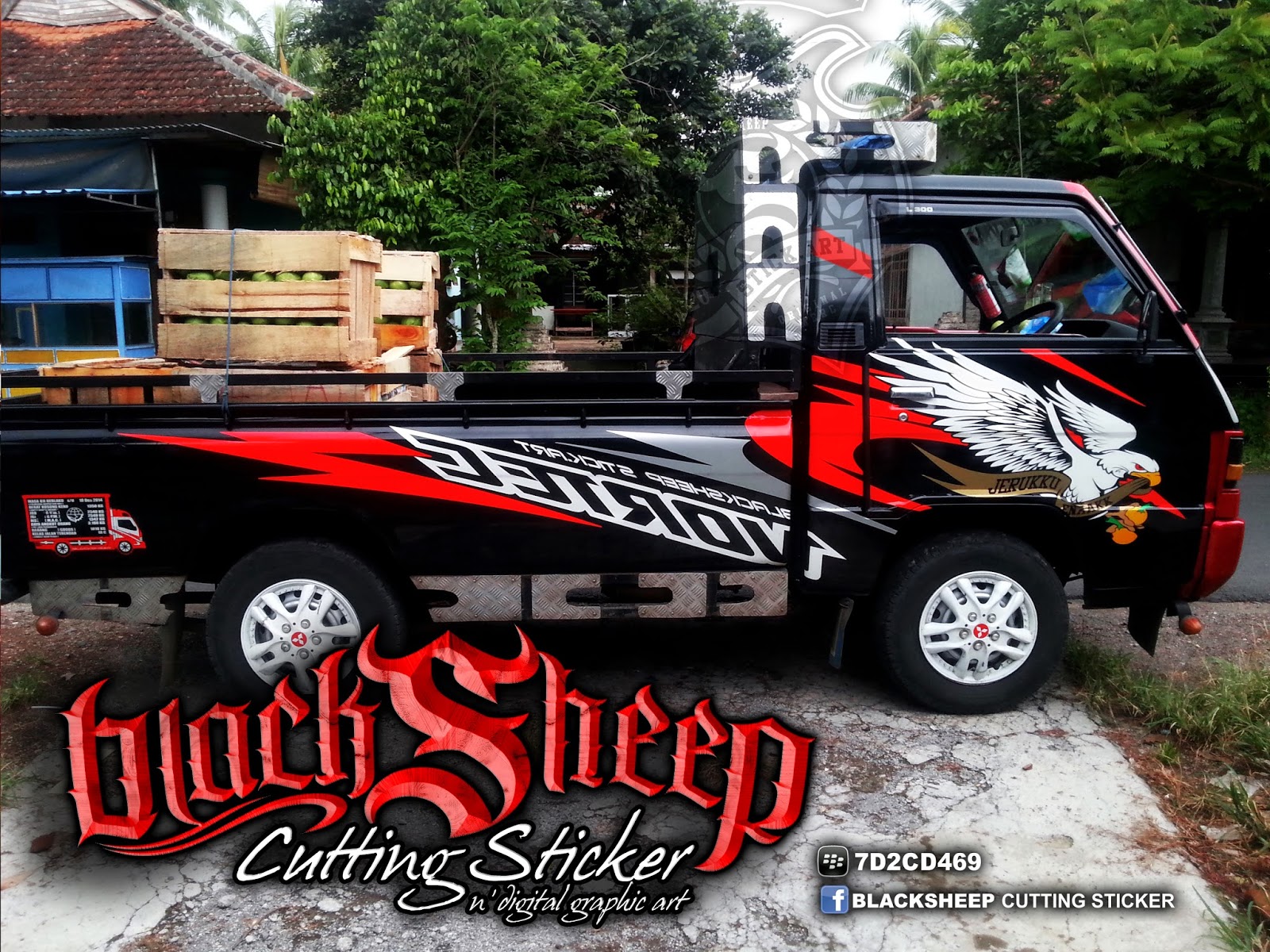 Top Contoh Cutting Sticker Mobil Pick Up Terbaru Modifotto