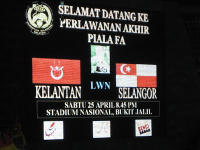 Selangor Vs Kelantan FA Cup Final 25 April 2009