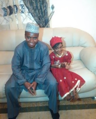 Newly Married 8-Year-Old Nigerian Girl & Husband Spotted In Kaduna