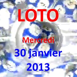 LOTO - tirage du mercredi 30 janvier 2013