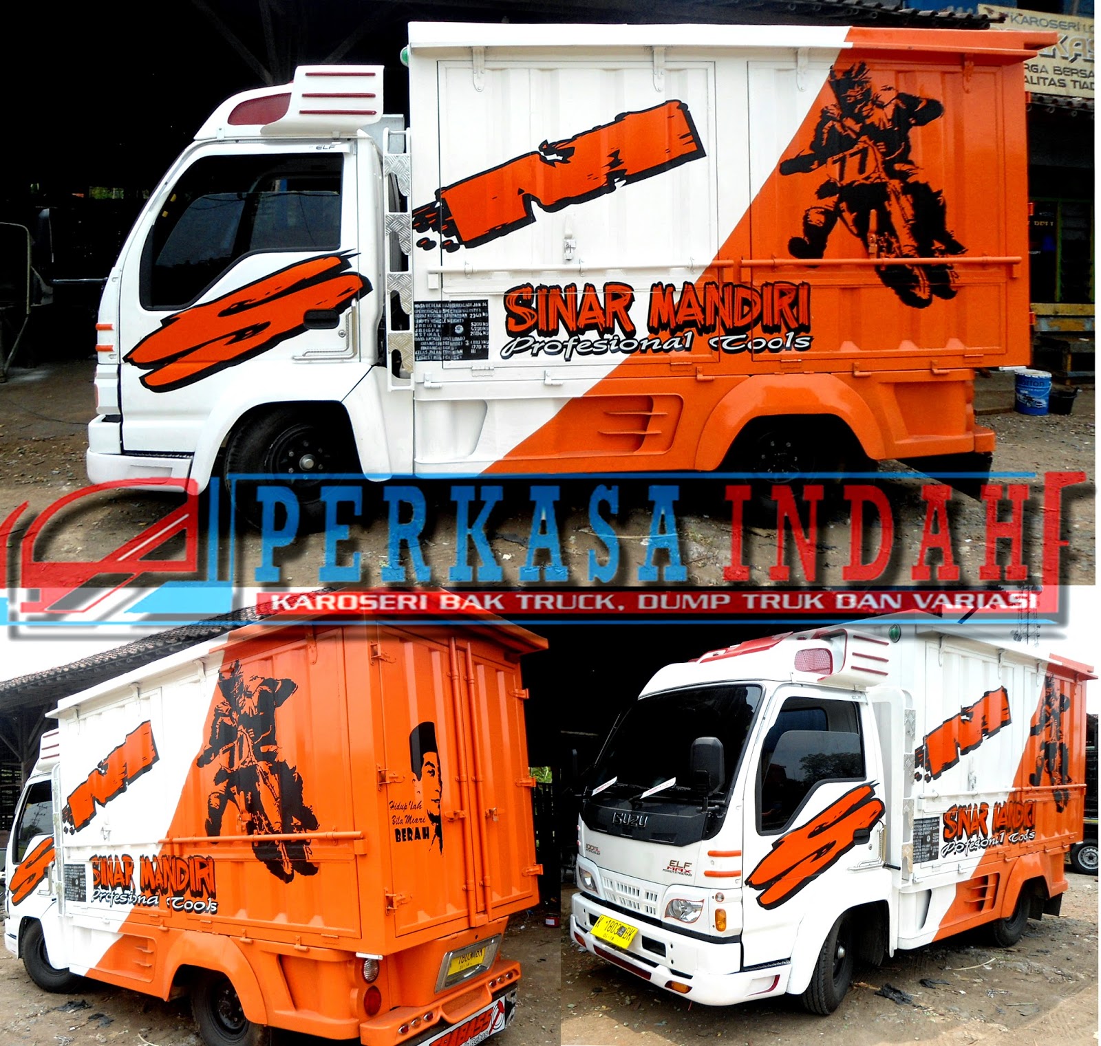 Kumpulan Modifikasi Mobil Canter Box Terbaru Rekanotomotif