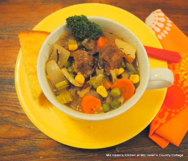 Slow Cooker Vegetable Beef Stew at Miz Helen's Country Cottage