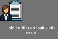 sbi credit card sales job