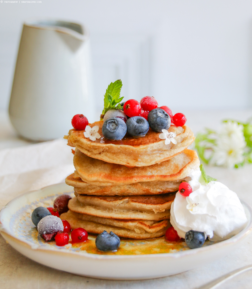 vegane Pancakes mit Seidentofu