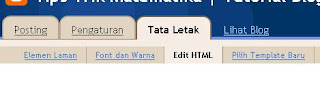tata letak, edit HTML