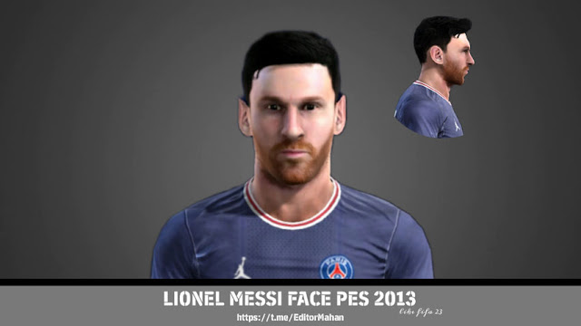 Lionel Messi Face (Like FIFA 23) For PES 2013