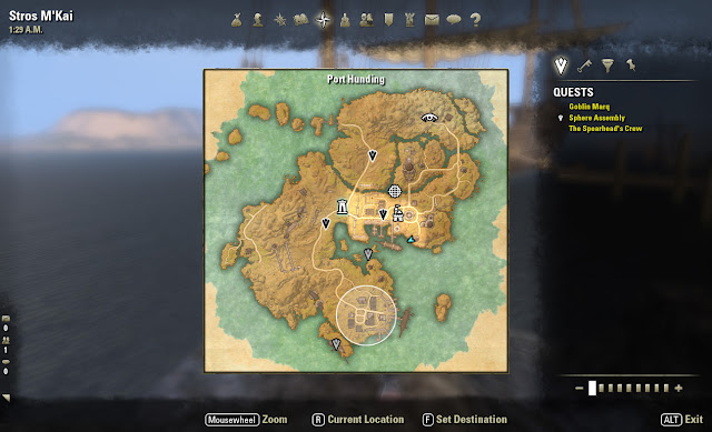 Elder Scrolls Online Stros M'Kai map