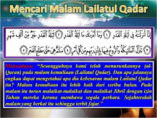 Keutamaan Malam Lailatul Qadar