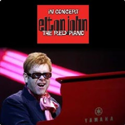 elton john red piano